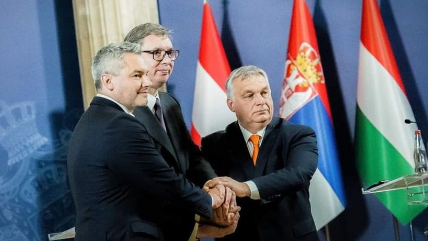 Áo, Hungary và Serbia ký thỏa thuận di cư để tăng cường an ninh biên giới Balkan